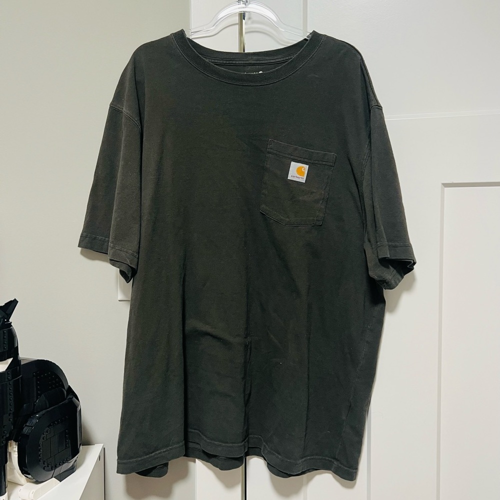 Carhartt Men's Loose Fit Pocket T-Shirt - Dark Gray